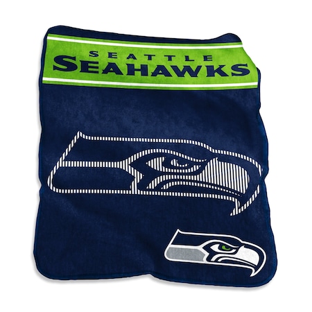 Logo Brands Seattle Seahawks 60x80 Raschel Throw 628-26X